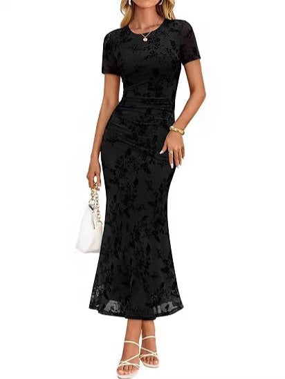 Damen Maxikleid mit floralen Stickereien Echo Archiv