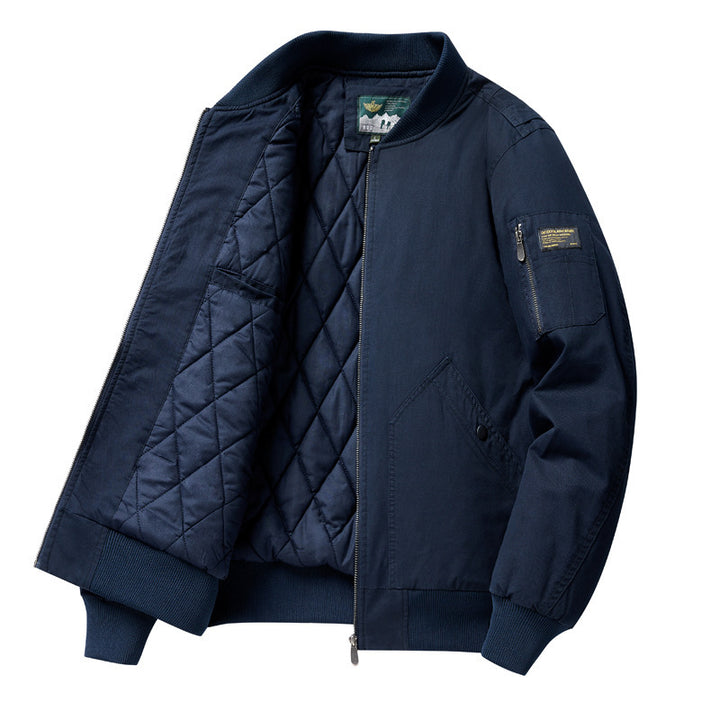 Herren Modische bomberjacke mit Steppdetails Echo Archiv