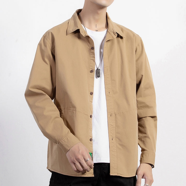 Herren Leichtes Baumwoll-Fieldshirt im Utility-Design mit entspannter Passform Echo Archiv