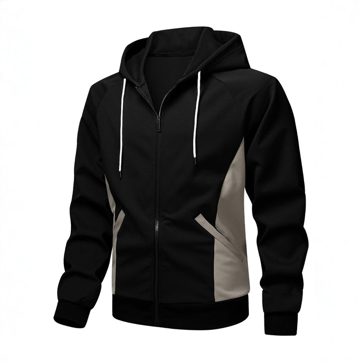 Herren Sportliche und bequeme Kapuzenjacke Echo Archiv