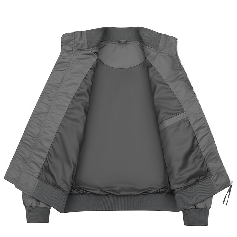 Herren stylische Bomberjacke mit elastischem Bund und leichtem Innenfutter Echoarchiv