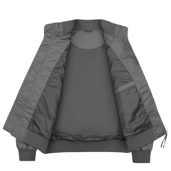Herren stylische Bomberjacke mit elastischem Bund und leichtem Innenfutter Echoarchiv