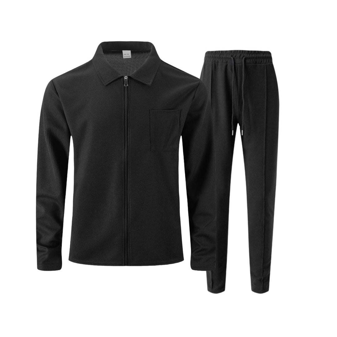 Herren Sportliches Freizeit-Set mit Reißverschluss und praktischen Taschen Echoarchiv