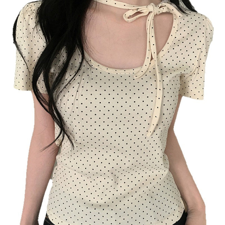 Damen Polka Dot Bluse Echo Archiv