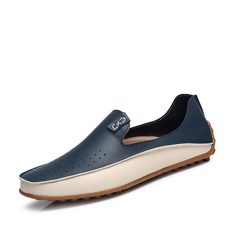 Damen eleganter Driving‑Mokassin mit weichem Lederlook, gepolstertem Komfortfußbett und profiliertem Noppenlaufsohle Echo Archiv