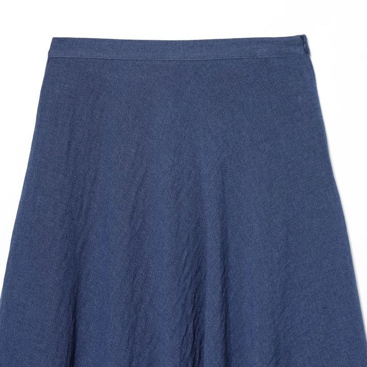 Damen Maxirock mit fließendem Schnitt und asymmetrischen Details Echo Archiv