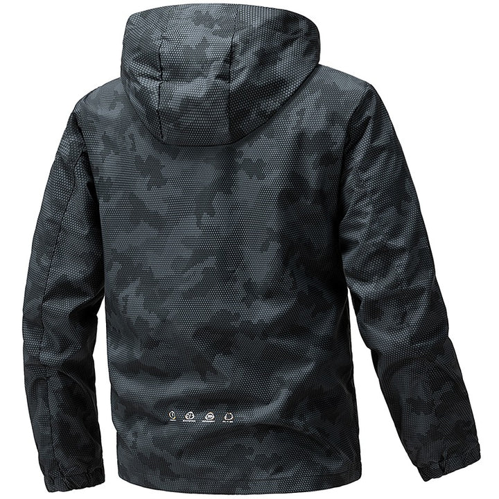 Herren Funktionale Regenjacke Echo Archiv
