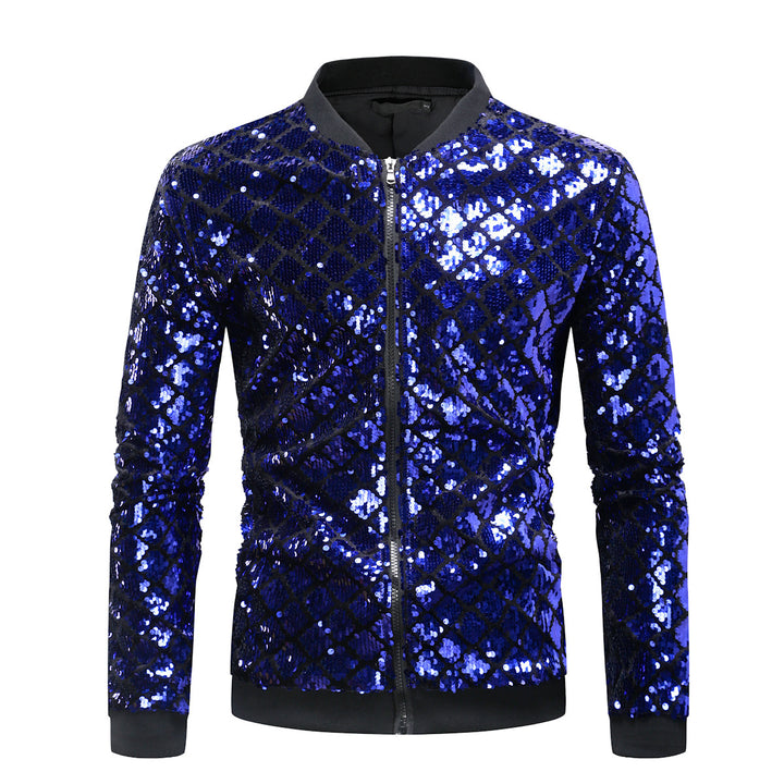 Herren Glitzernde Steppjacke Echoarchiv