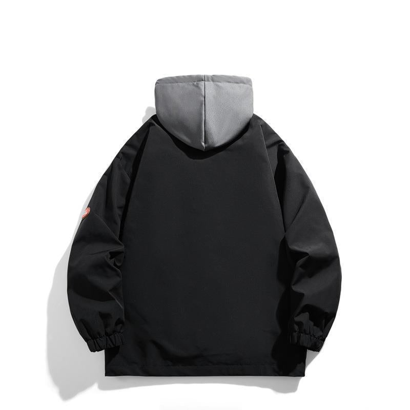 Damen Modische Übergangsjacke mit Kapuze und verstellbaren Bündchen Echo Archiv