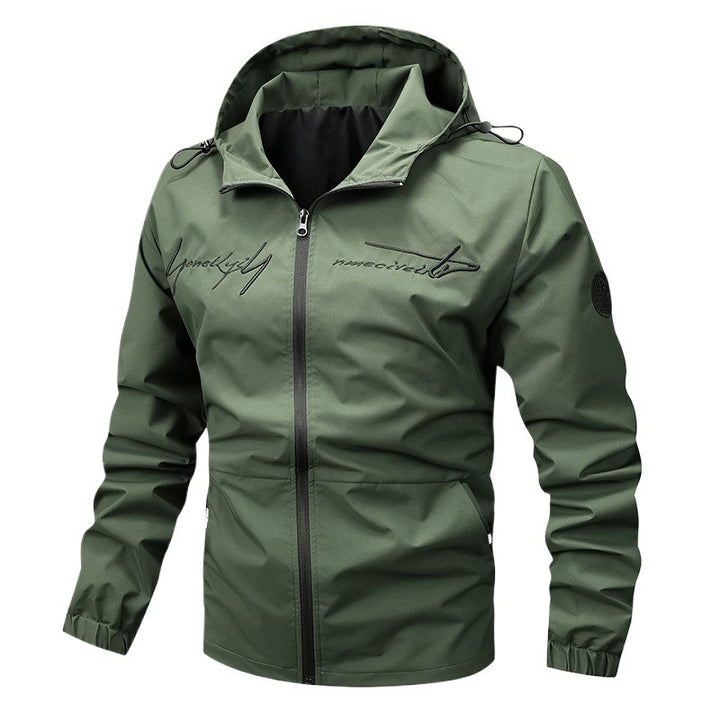 Herren modische Funktionsjacke mit vielseitigem Stauraum und Kapuze Echoarchiv