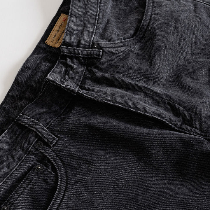 Herren Slim-Fit Jeans im Used-Look mit modernem Schnitt und elastischem Bund Echoarchiv
