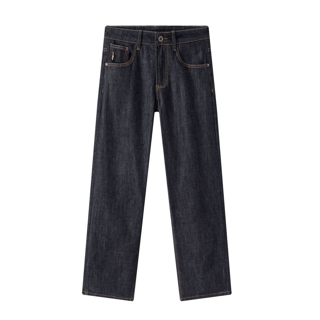 Damen hochtaillierte gerade Jeans aus Premium-Denim Echo Archiv