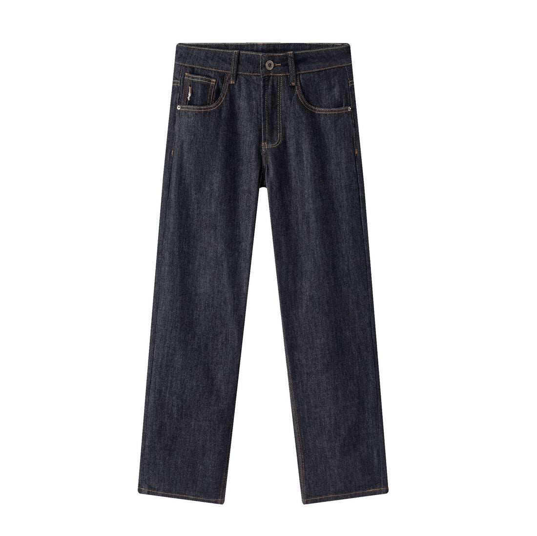 Damen hochtaillierte gerade Jeans aus Premium-Denim Echo Archiv