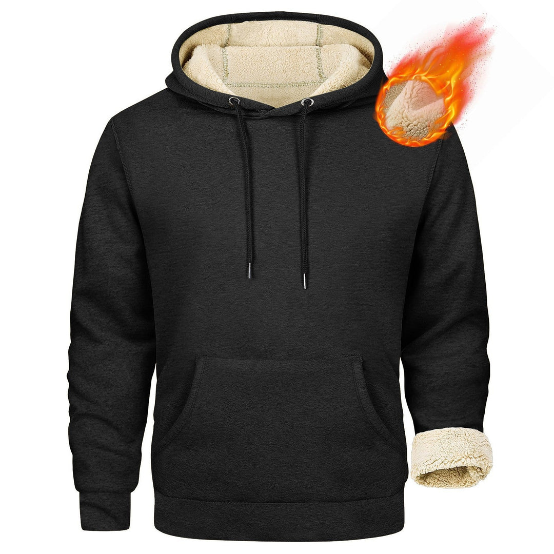 Herren Fleece-Kapuzenpullover mit innenliegendem Kuschelfutter Echoarchiv