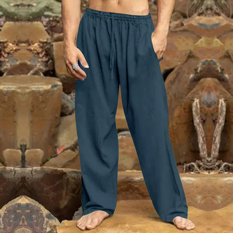 Herren Bequeme Freizeit-Hose mit elastischem Bund und praktischen Seitentaschen Echoarchiv