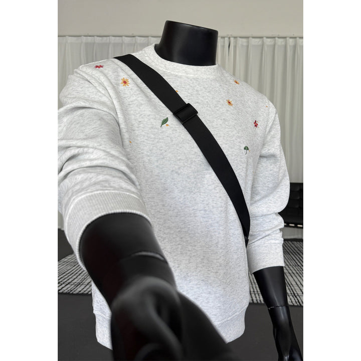 Damen Bequemer und stilvoller Sweatshirt mit floralem Design Echo Archiv