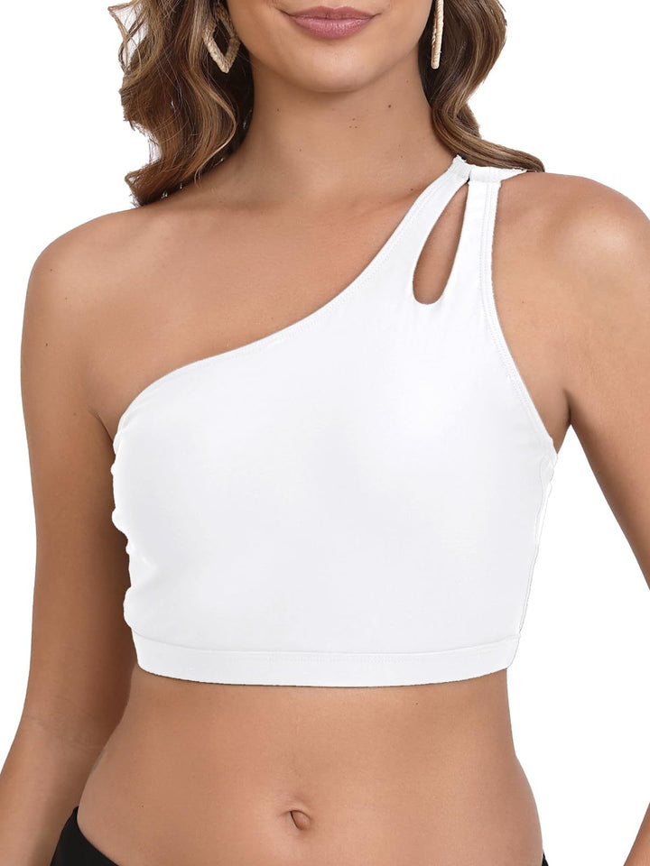 Damen Sportliches Cropped Top Echo Archiv
