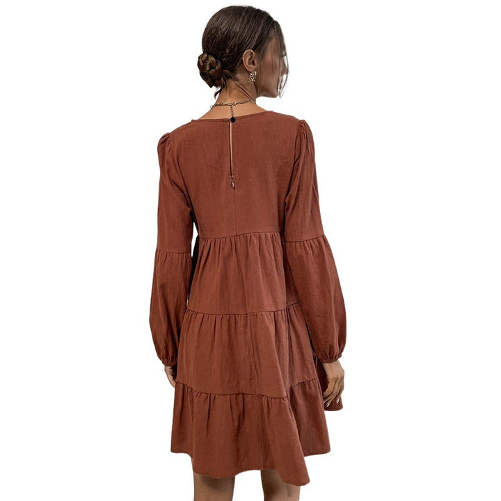 Damen Verspieltes Schichtenkleid Echo Archiv
