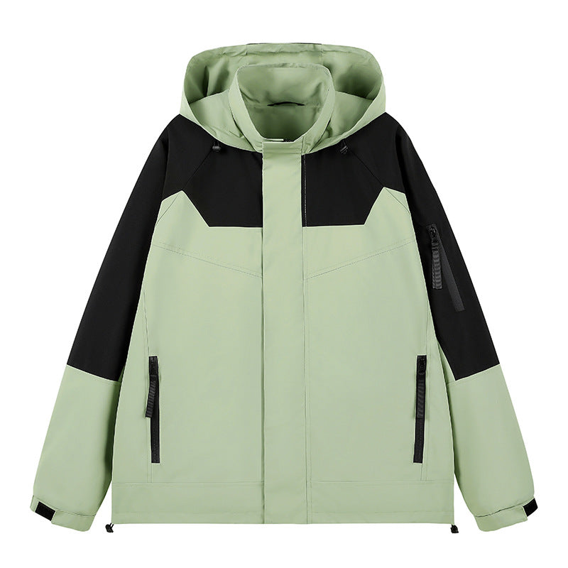 Herren Wasserabweisende technische Urban-Hoodiejacke mit ergonomischer Kapuze, verdecktem Reißverschluss und nahtverdeckten Utility‑Taschen Echo Archiv