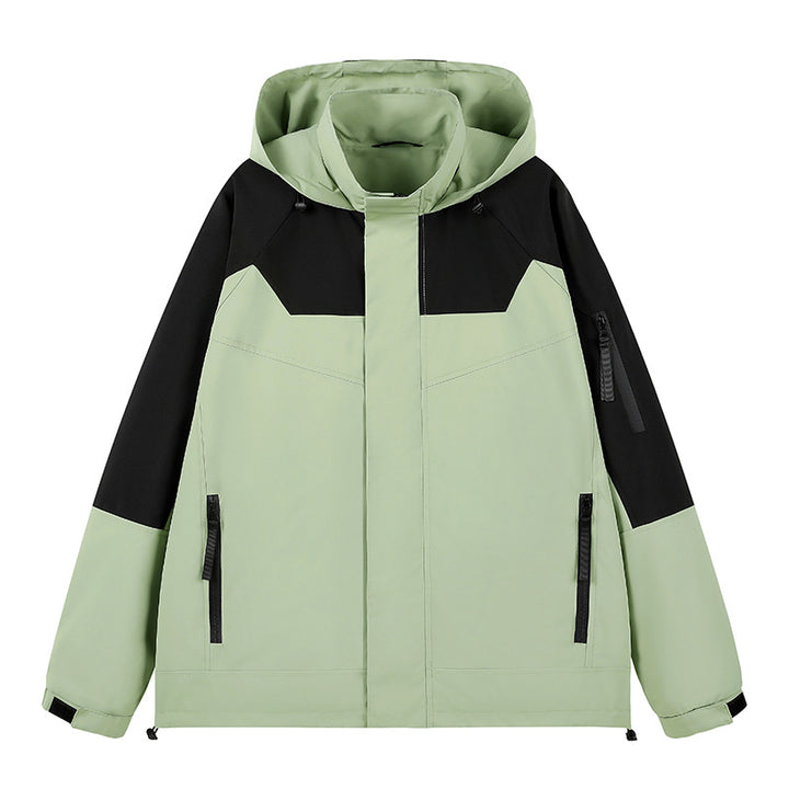 Herren Wasserabweisende technische Urban-Hoodiejacke mit ergonomischer Kapuze, verdecktem Reißverschluss und nahtverdeckten Utility‑Taschen Echo Archiv