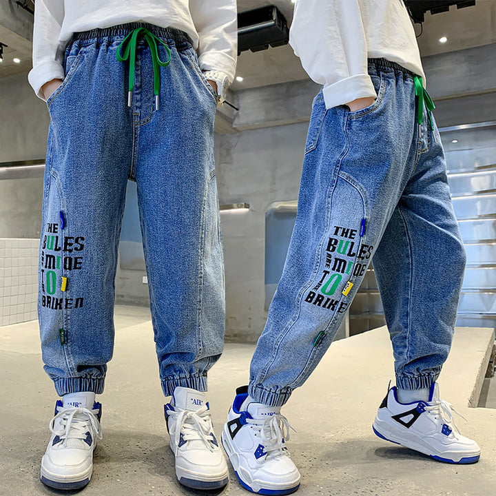 Unisex lässige Baggy-Hose mit einzigartigem Schriftzug Echo Archiv