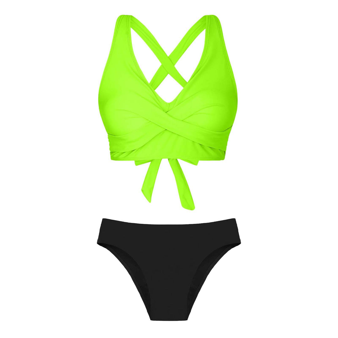 Damen Zweiteiliger Badeanzug mit floralem Design Echo Archiv