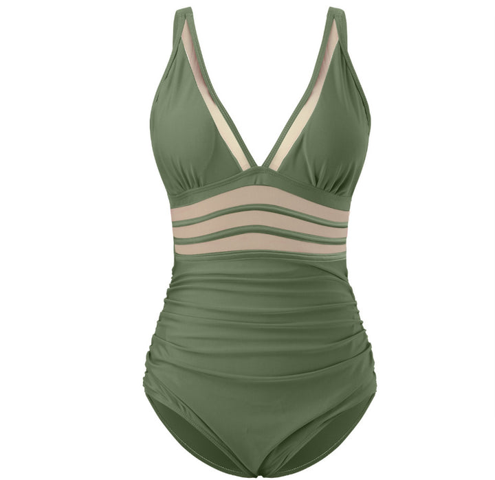 Damen eleganter Badeanzug mit verführerischen Cut-Out-Details Echo Archiv