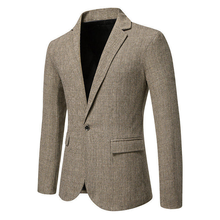 Herren eleganter Blazer im Herringbone-Design Echoarchiv