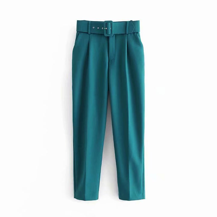 Damen Taillierter Blazer ohne Revers mit offener Front und Paspeltaschen Echo Archiv