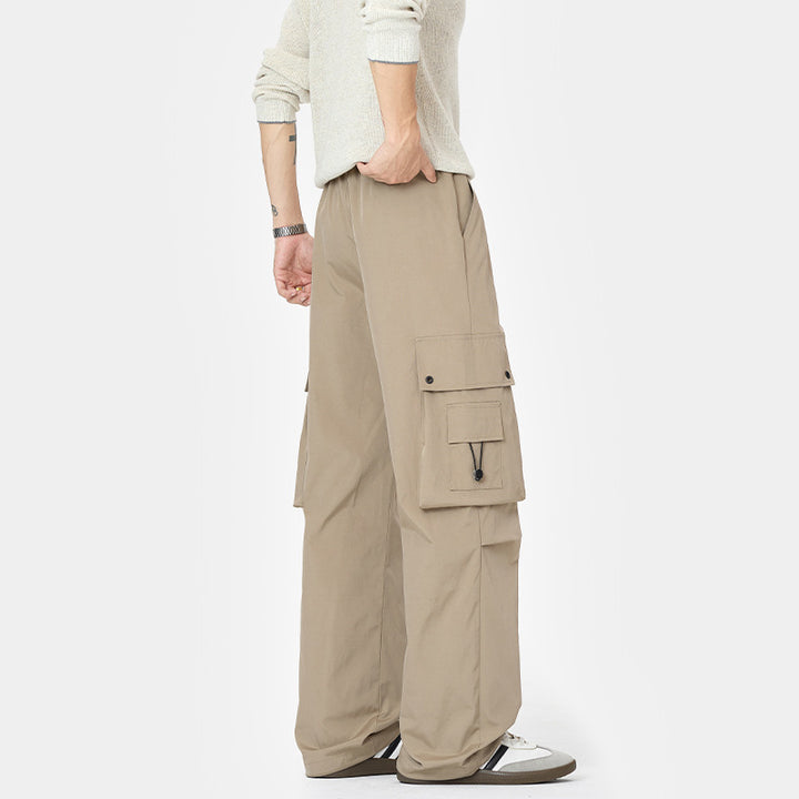 Herren Cargo-Hose mit mehreren Taschen und elastischem Bund Echo Archive