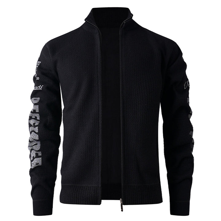 Herren gesteppte Freizeitjacke mit hohem Kragen und modernem Innenfutter Echoarchiv