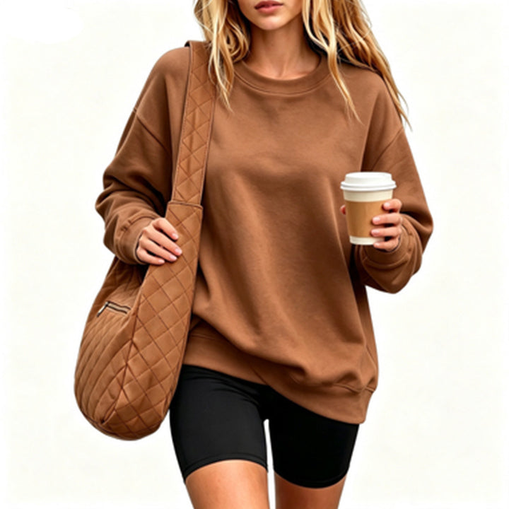 Damen Bequemer Oversized Sweatshirt Echoarchiv