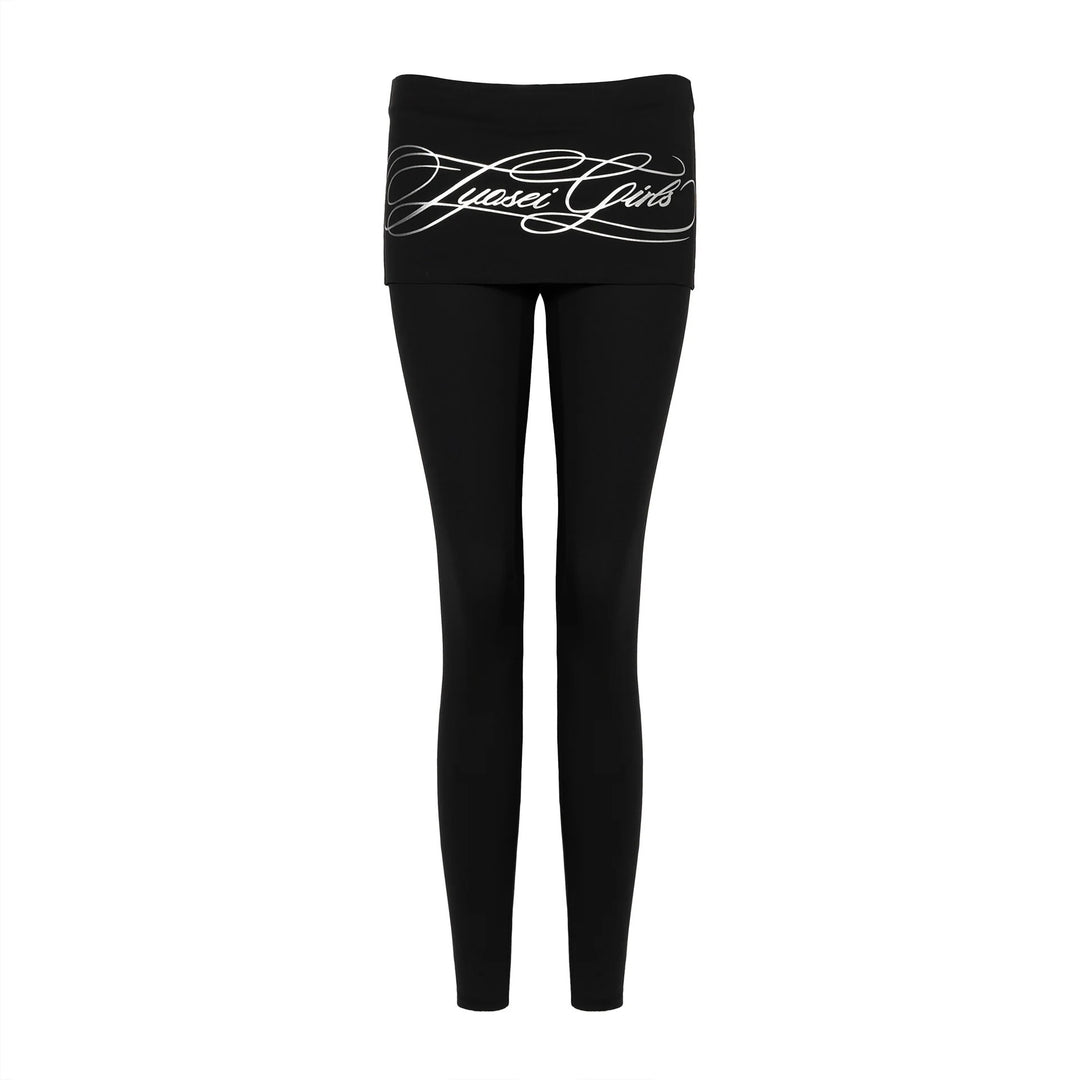 Damen Sportliche Leggings mit breitem Bund Echo Archiv