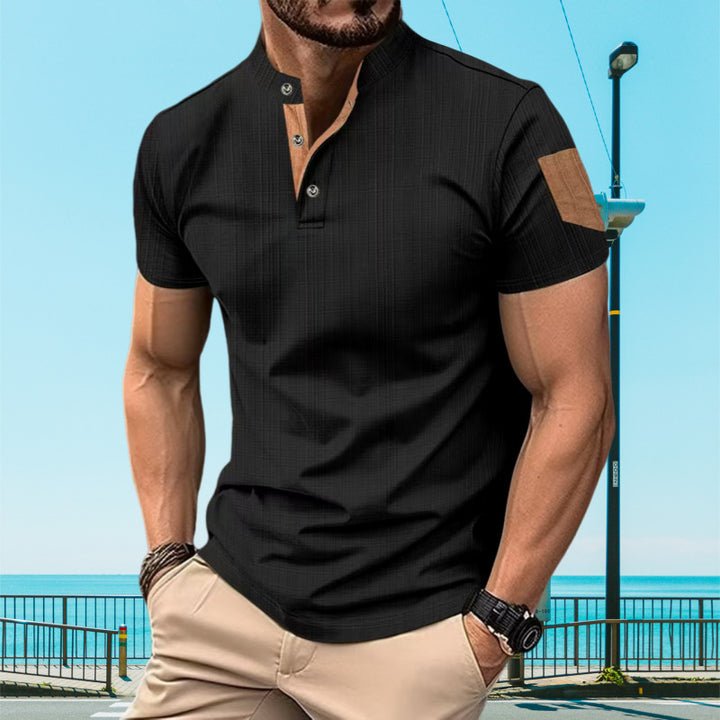 Herren Kurzarm Poloshirt mit Knopfleiste Echoarchiv