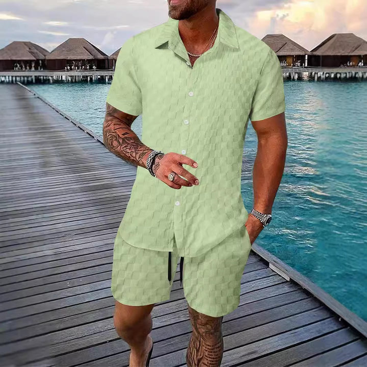 Herren Texturiertes Urlaubsoutfit Echoarchiv