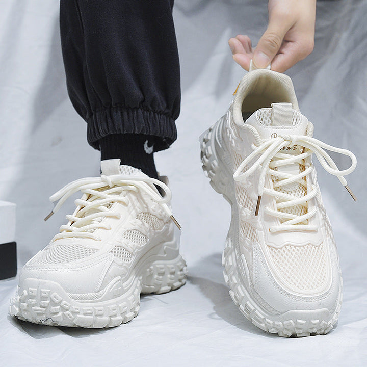 Damen Sportliche trendige Sneakers mit stoßdämpfender Sohle und atmungsaktiver Mesh-Oberfläche Echo Archiv