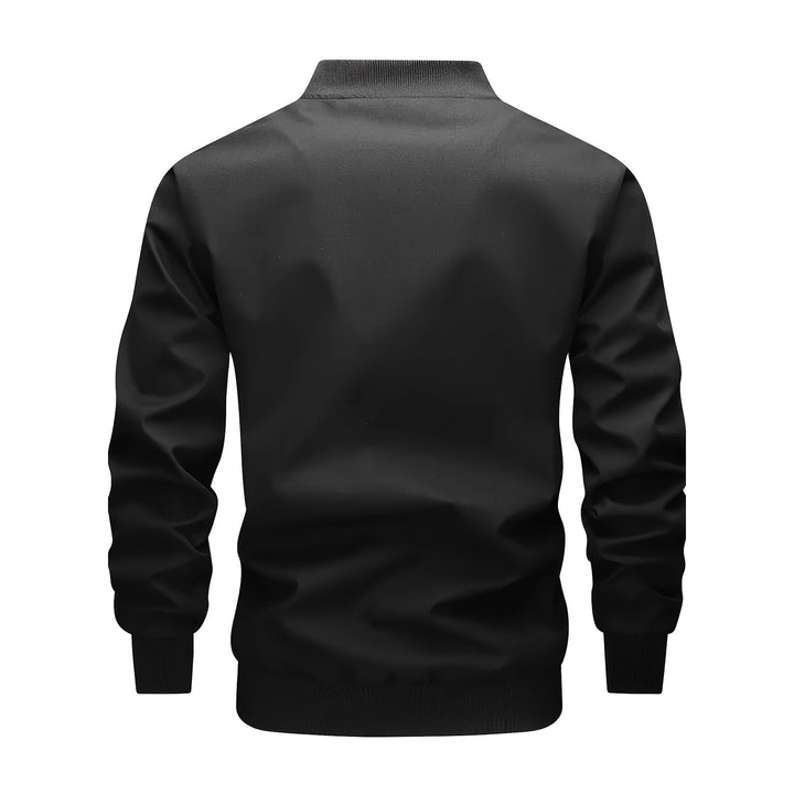 Herren Utility-Bomberjacke mit Brustklappentaschen, Schultergurten und Rippbündchen Echoarchiv