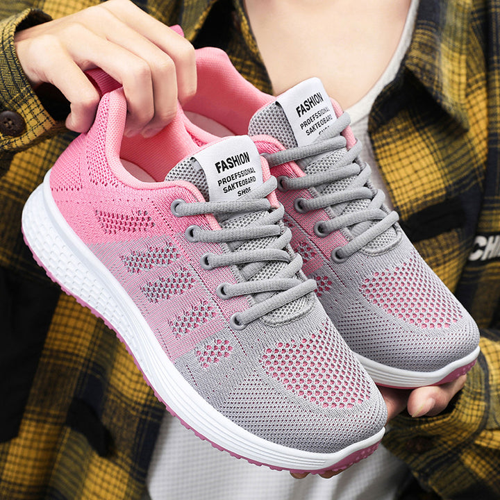 Damen nan atmungsaktiver Strick-Sneaker mit elastischem Sockenfit und dämpfender Komfortsohle Echo Archiv