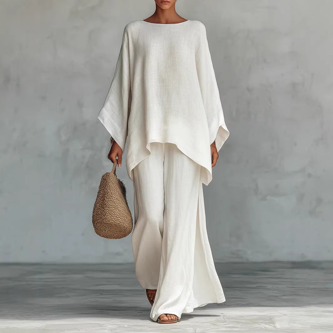 Damen luftiges Set aus weichem Stoff mit weitem Schnitt Echo Archiv