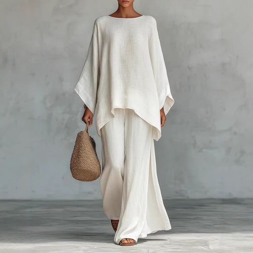 Damen luftiges Set aus weichem Stoff mit weitem Schnitt Echo Archiv