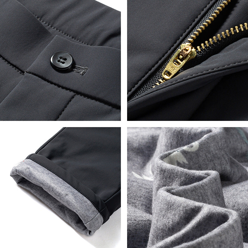 Herren Smarte Casual Stretch-Hosen Echoarchiv