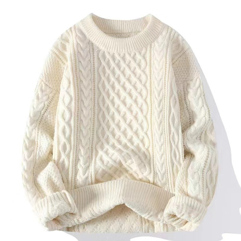 Damen Grobstrickpullover mit Zopfmuster Echoarchiv 1787964300