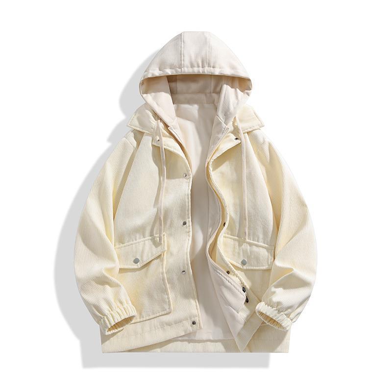 Damen Modische Überziejacke mit Kapuze Echo Archiv