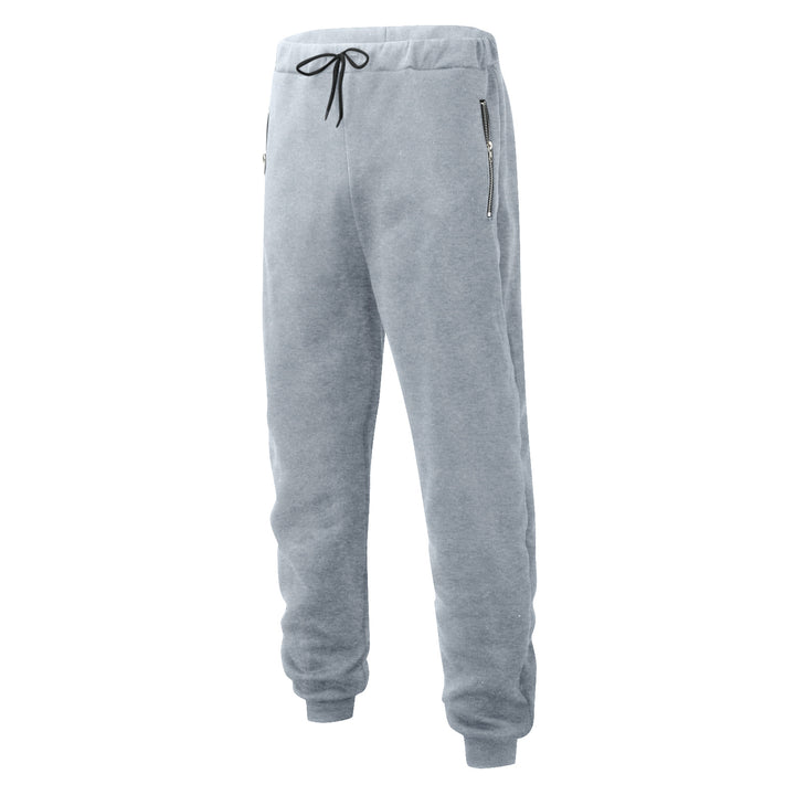 Herren nan komfortable Jogginghose mit elastischem Bund Kordelzug konisch zulaufenden Beinen und seitlichen Reißverschlusstaschen Echo Archiv