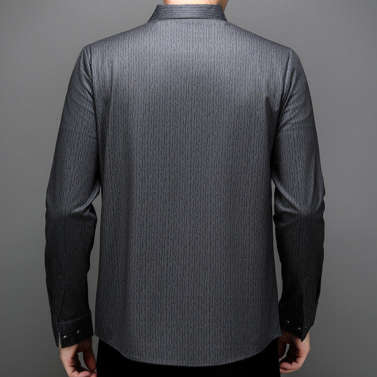 Herren Hemd mit feinem Strukturdesign Echoarchiv
