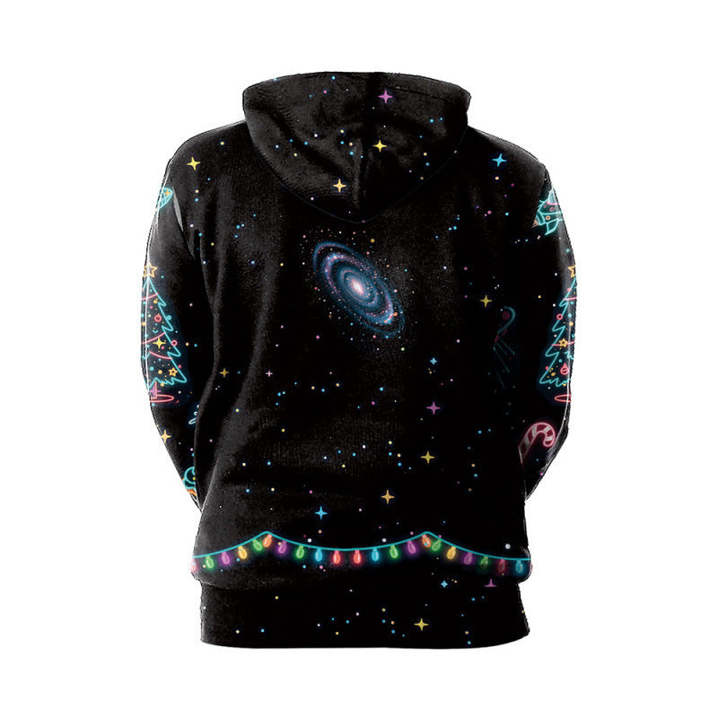 Damen Lustiger Weihnachts-Kapuzenpullover Echoarchiv