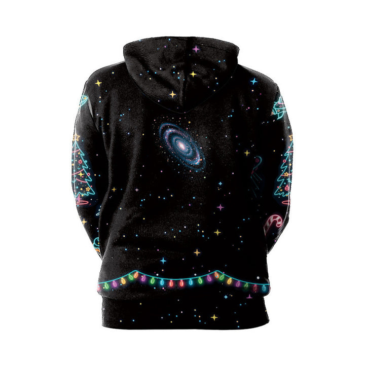 Damen Lustiger Weihnachts-Kapuzenpullover Echoarchiv