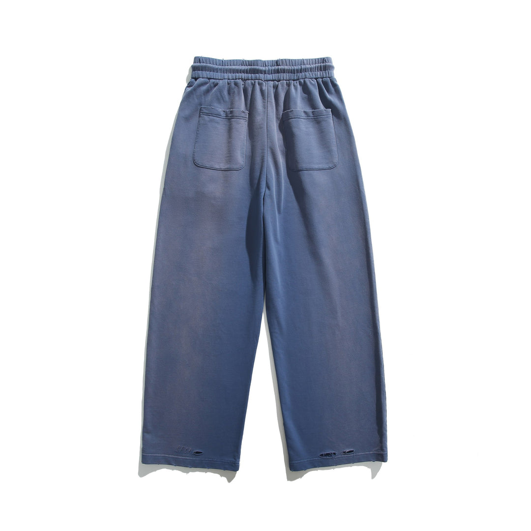 Unisex Weite Jersey-Hose mit elastischem Bund, Tunnelzug und aufgesetzten Seitentaschen Echoarchiv