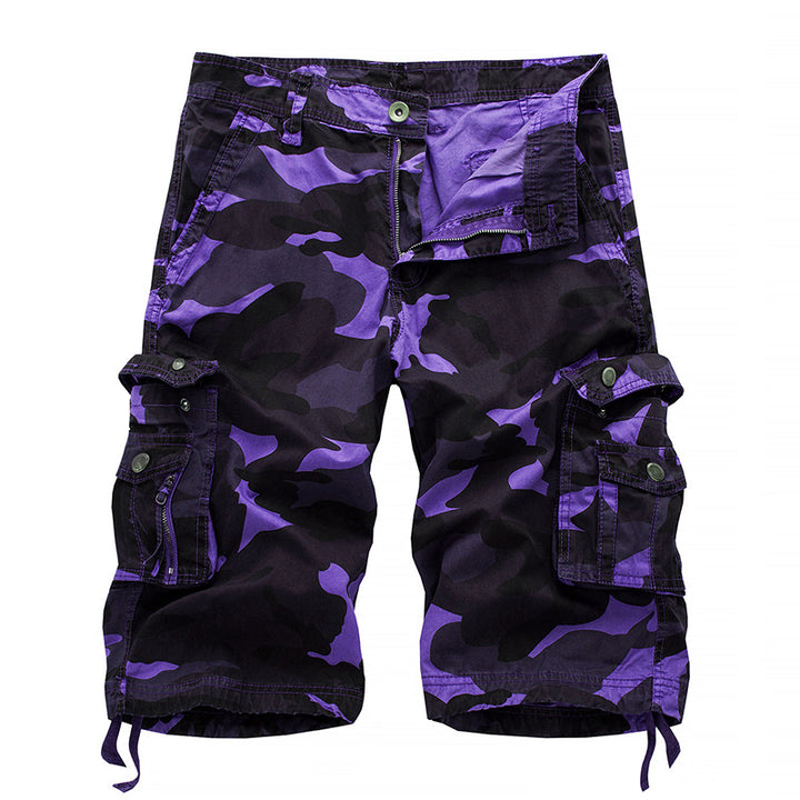 Herren Cargoshorts mit vielseitigen Taschen und Kordelzug Echoarchiv