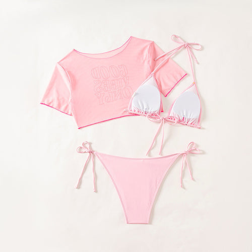 Damen Bikiniset mit lässigem Crop-Top Echo Archiv